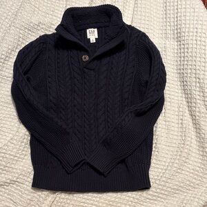 GAP Kids Dark Blue Cable Knit Pullover
